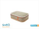 جعبه پاسور چوبی کشویی خاتم کاری شده