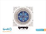 تابلو مشبک میناکاری اصفهان با پایه چوبی