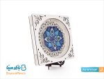 تابلو مشبک میناکاری اصفهان با پایه چوبی