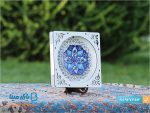 تابلو مشبک میناکاری اصفهان با پایه چوبی
